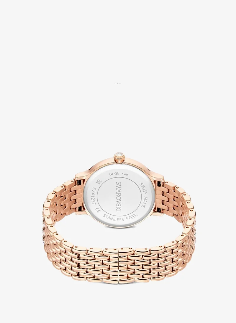 Swarovski  Imber Professional Plated Stainless Steel White Dial Analog Watch for Women | Best Price UAE