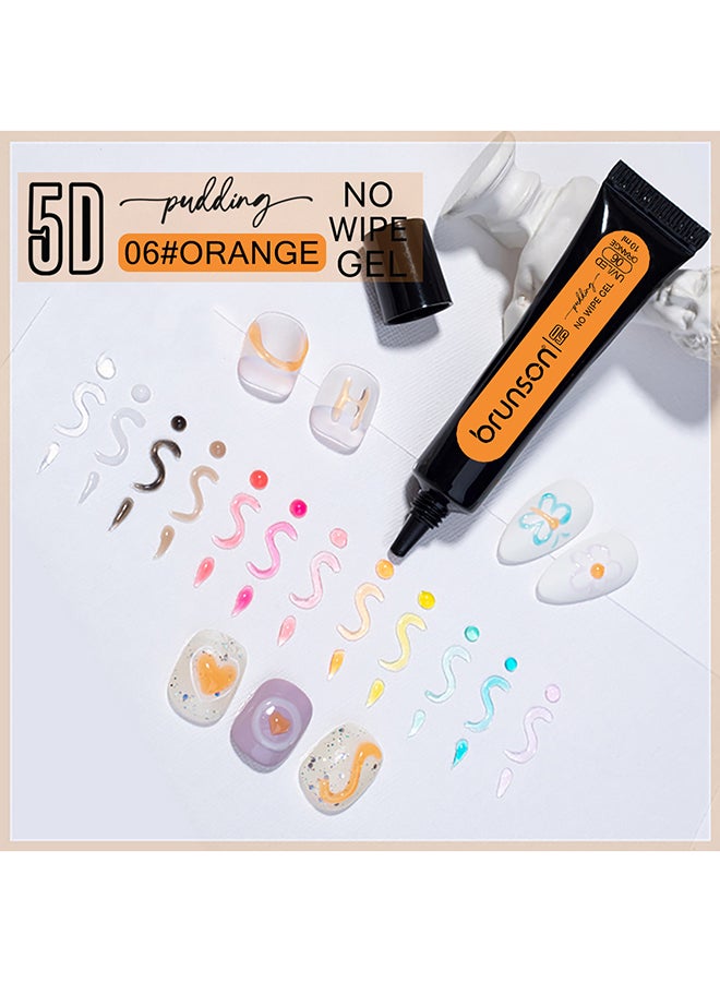 brunson 5D Solid Pudding Gel Nail Polish Candy Varnish Manicure Soak Off 10 ml, B5DG06 - Image 3