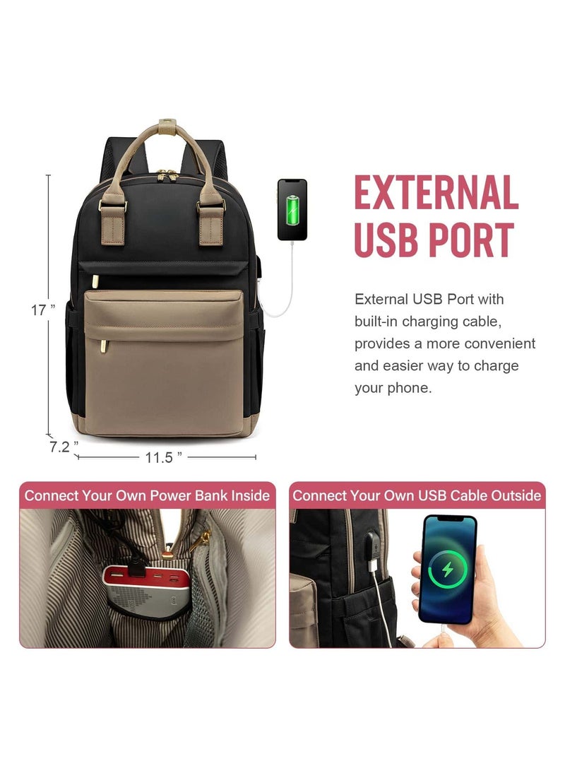 أنمي كمبيوتر محمول على ظهره ، 15.6 بوصة حقيبة كمبيوتر محمول مع منفذ أوسب الأزياء للماء عارضة الظهر - Image 3