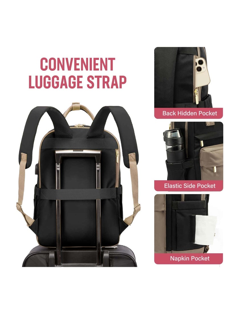 أنمي كمبيوتر محمول على ظهره ، 15.6 بوصة حقيبة كمبيوتر محمول مع منفذ أوسب الأزياء للماء عارضة الظهر - Image 4