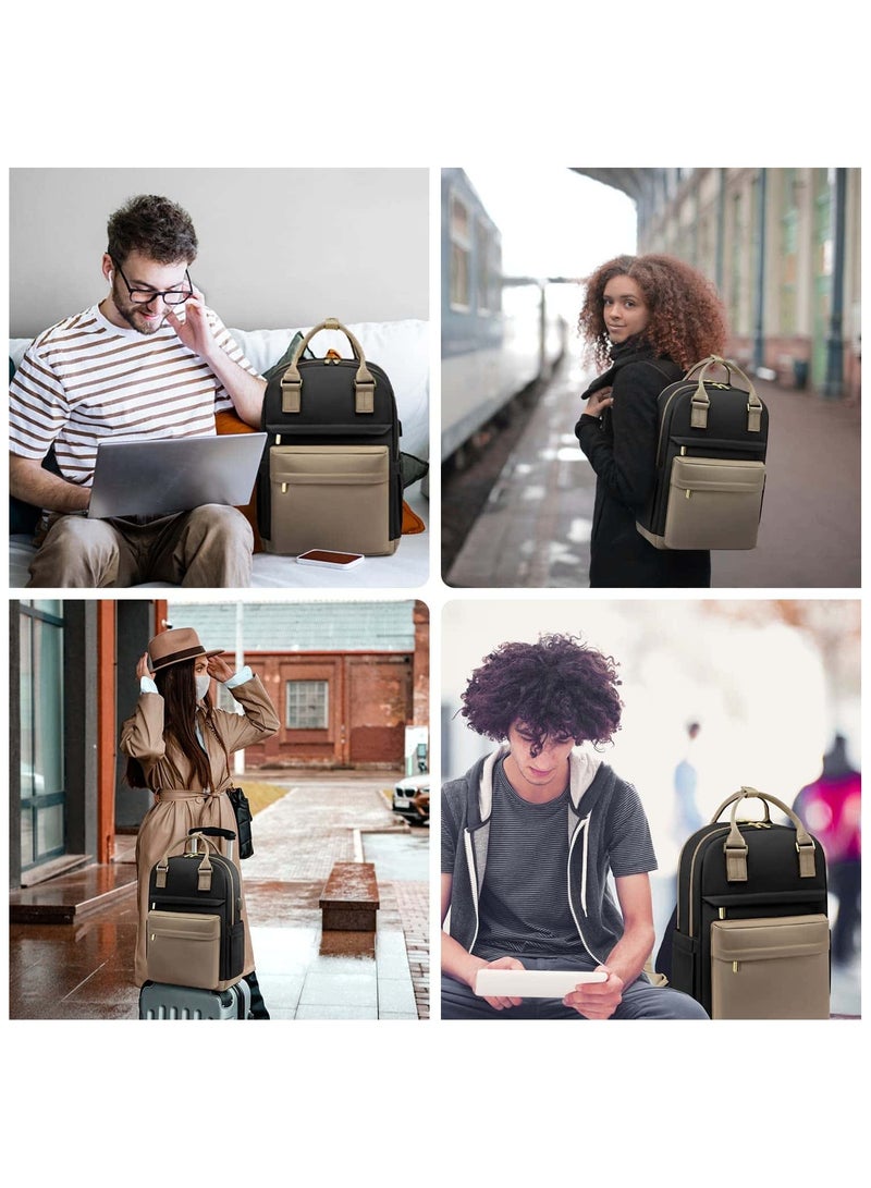 أنمي كمبيوتر محمول على ظهره ، 15.6 بوصة حقيبة كمبيوتر محمول مع منفذ أوسب الأزياء للماء عارضة الظهر - Image 5