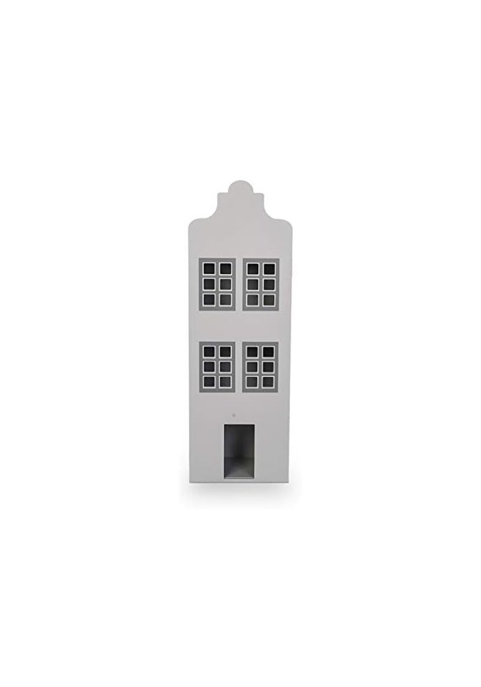 byAstrup Wooden Dollhouse Town House in Grey - Image 2