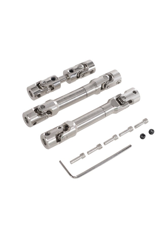 Generic Mangniu 1/12 MN128 MN86 G500 Remote Control Car Parts Metal Upgrade Universal Joint Drive Shaft-Color:As Shown In A Set  - Image 1