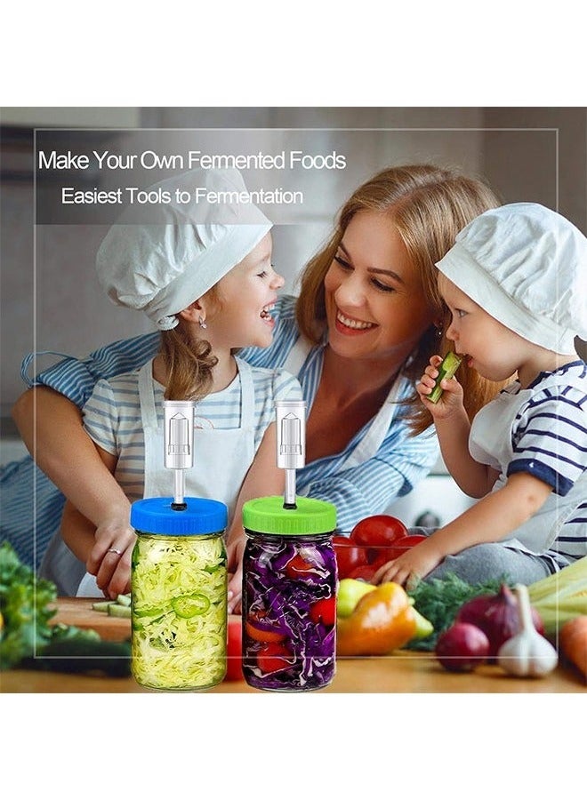 يا إلهي 3-قطعة Airlock عبوة 2 مع 2-#6 سدادة و 2 حلقات ، مجموعة تخمير Kombucha التخمير ، Carboy Airlock FDA ترقية الشفافية - Image 3