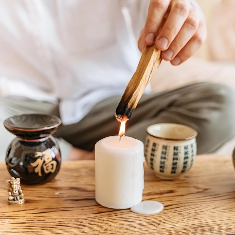 Natural Wood Incense Sticks 3 Pack for Meditation Yoga Aromatherapy Air Purifying Smudging - Image 4