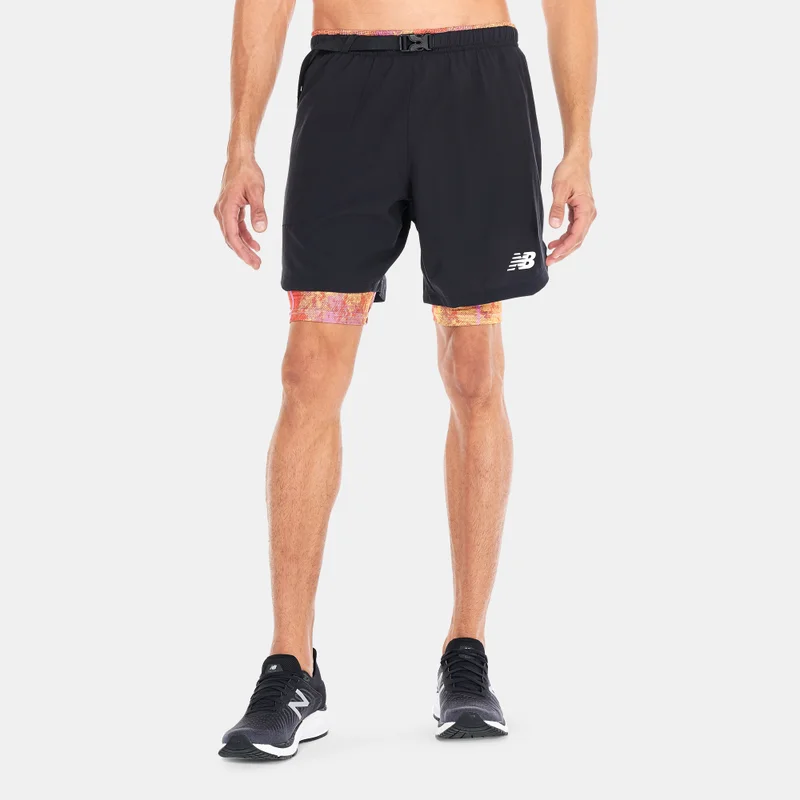 New Balance Men's Impact Run AT 7 Inch 2 in 1 Shorts
