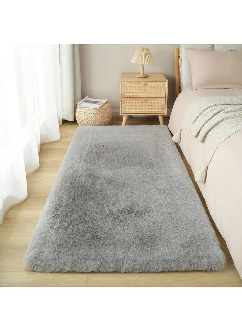 Home Box Luxy Bliss Faux Rabbit Fur Rug 150 x 80 cm