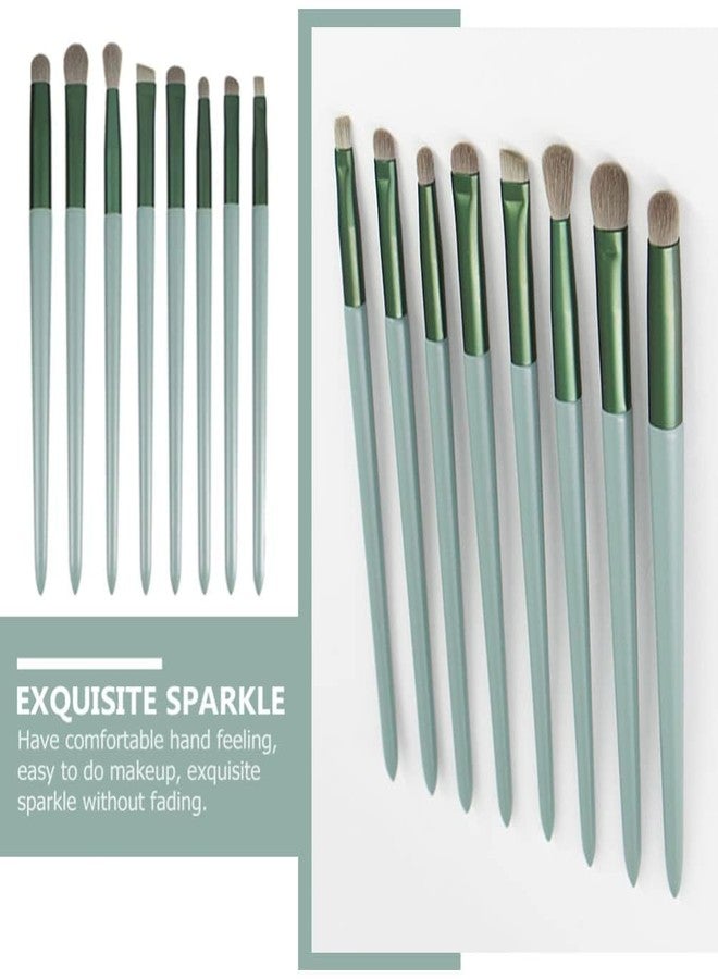 Calitate24 Professional Makeup Brush Set - 13Pcs Cosmetic Brushes for Eyeshadow, Eyebrow, Eyelash, Blusher, Foundation With Cosmetic Bag and 1 Sponge Blender - Image 5