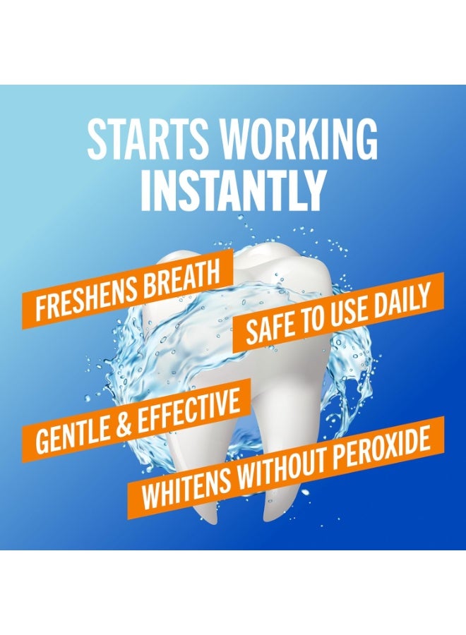 Therabreath غسول الفم TheraBreath المبيض، بنكهة النعناع المبهر، بتركيبة أطباء الأسنان، 16 أونصة سائلة (عبوة من قطعتين) - Image 4