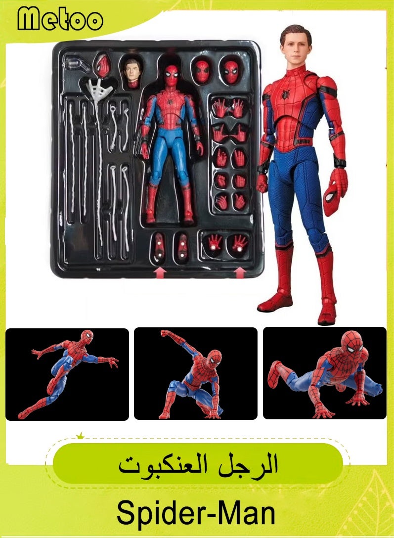 Marvel Heroes Posable  Peter Parker Spider-Man Figure Toy 047 Spider-Man 047 Spider-Man - Image 1