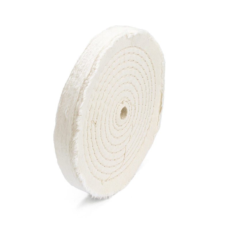 ENKAY - 8" Extra Thick Spiral Sewn Buffing Wheel (80 Ply) - Image 5
