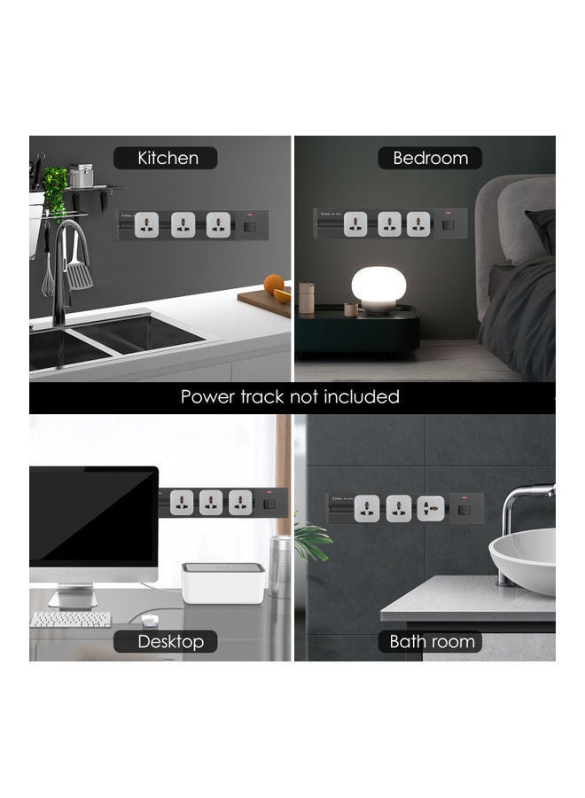 NIBEMINENT 3-Pin Track Socket Grey  - Image 4