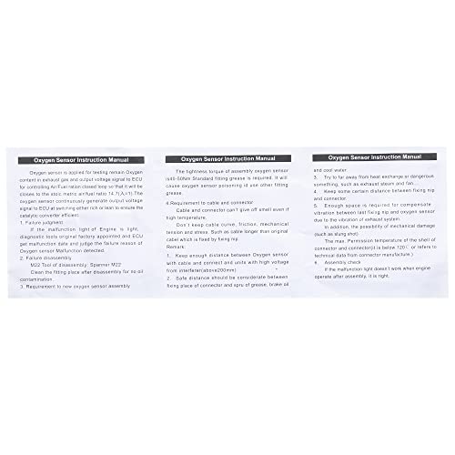 X AUTOHAUX Air Fuel Ratio O2 Oxygen Sensor Upstream Downstream 98660612800 250-24647 for Porsche Boxster 2000-2003 - Image 5