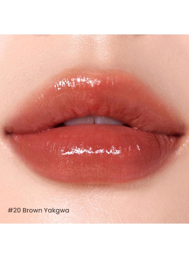 Peripera Ink Mood Glowy Tint | Lip-Plumping, Naturally Moisturizing, Lightweight, Glow-Boosting, Long-Lasting, Comfortable, Non-Sticky, Mask Friendly, No White Film 020 BROWN YAKGWA (HONEY K-OOKIE) - Image 4