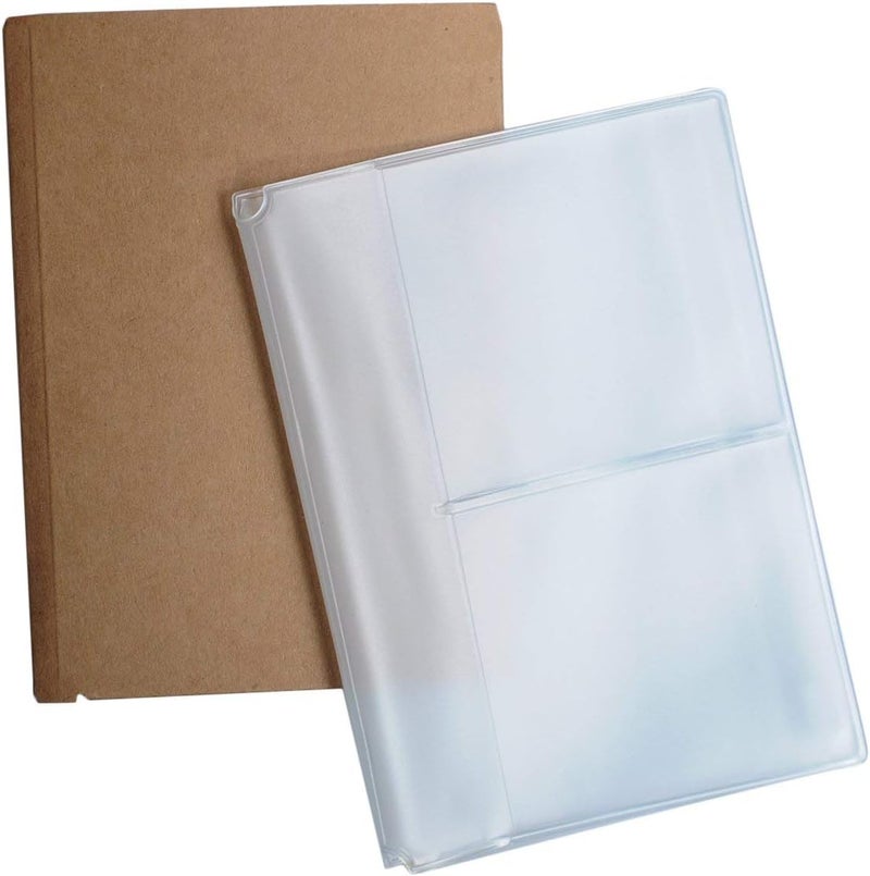 Wanderings Zipper Case and Kraft Card Sleeve Holder Travelers Notebook Accessories Pack 2-Pack for Refillable Travel Journals - Standard Size 8.25 x 4.25 inches - Image 4