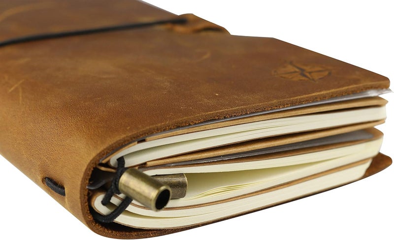 Wanderings Zipper Case and Kraft Card Sleeve Holder Travelers Notebook Accessories Pack 2-Pack for Refillable Travel Journals - Standard Size 8.25 x 4.25 inches - Image 5