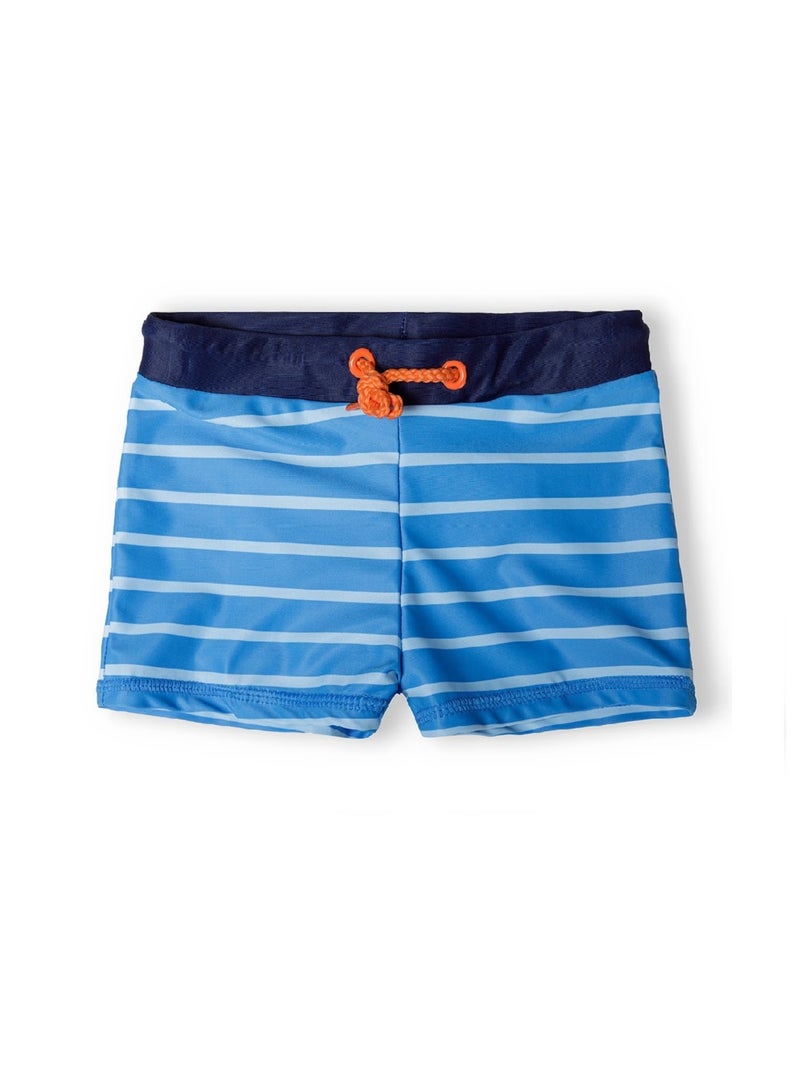 مينوتي شورت سباحة أولادي بنقشة مخططة ورباط خصر - Image 1
