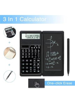 HOOKOR Solar Scientific Calculators, Scientific Calculator with Notepad, Large 10-Digit Display Screen, Perfect Supplies for Students, teacher, engineer.  - Image 2