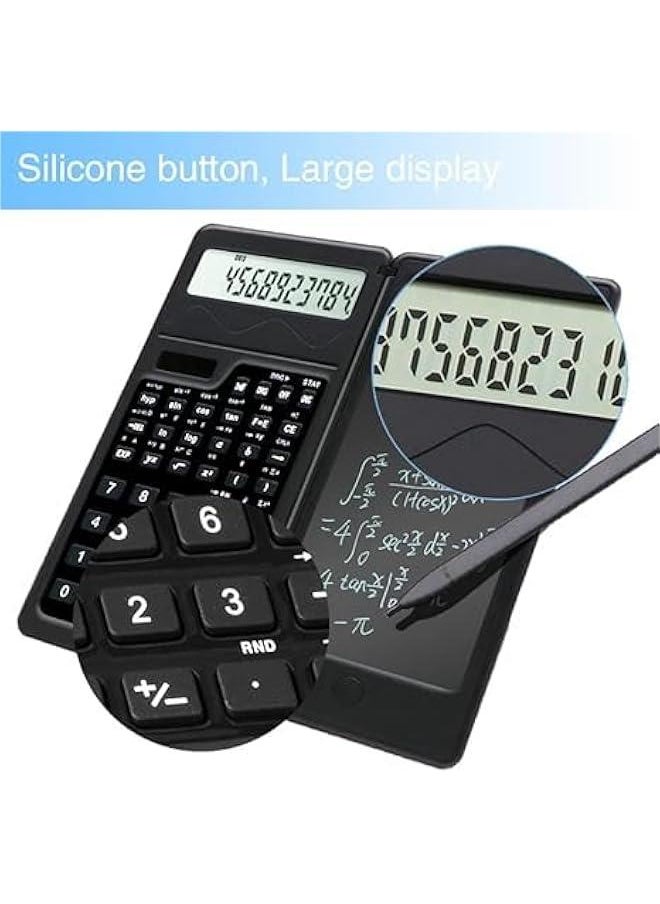 HOOKOR Solar Scientific Calculators, Scientific Calculator with Notepad, Large 10-Digit Display Screen, Perfect Supplies for Students, teacher, engineer.  - Image 3