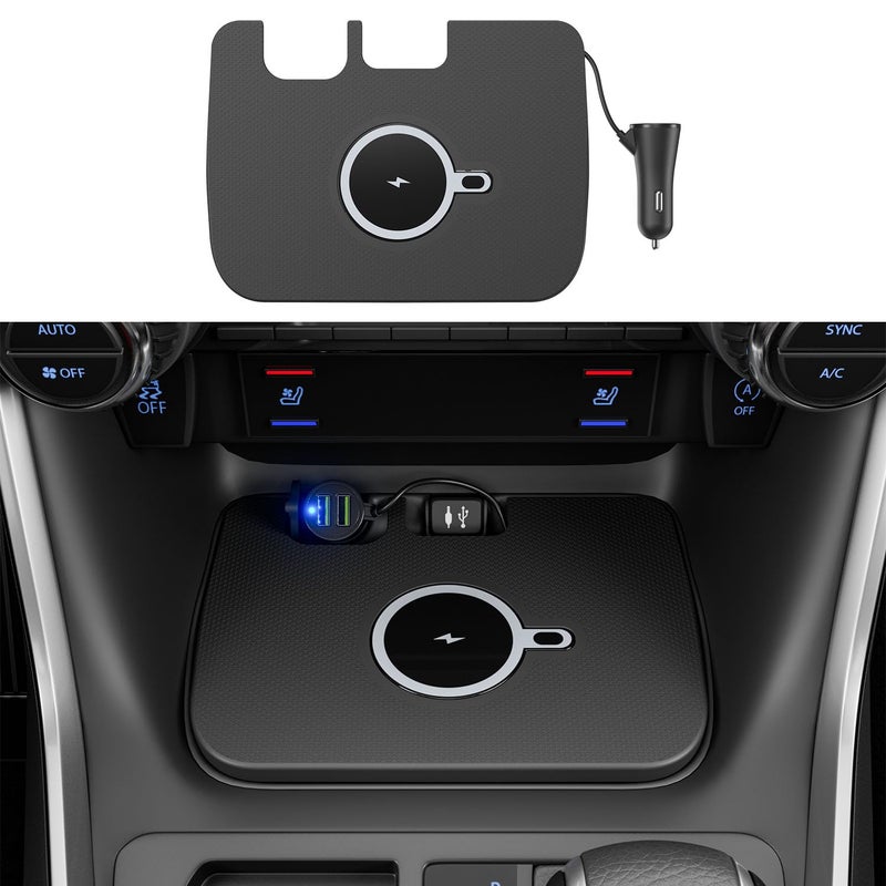 Xipoo Car Wireless Charger Compatible with 20192025 Toyota RAV4 Charging Tray Magnetic Wireless Phone Charging Pad Replacement for 20192025 Toyota RAV4 Accessories - Image 2