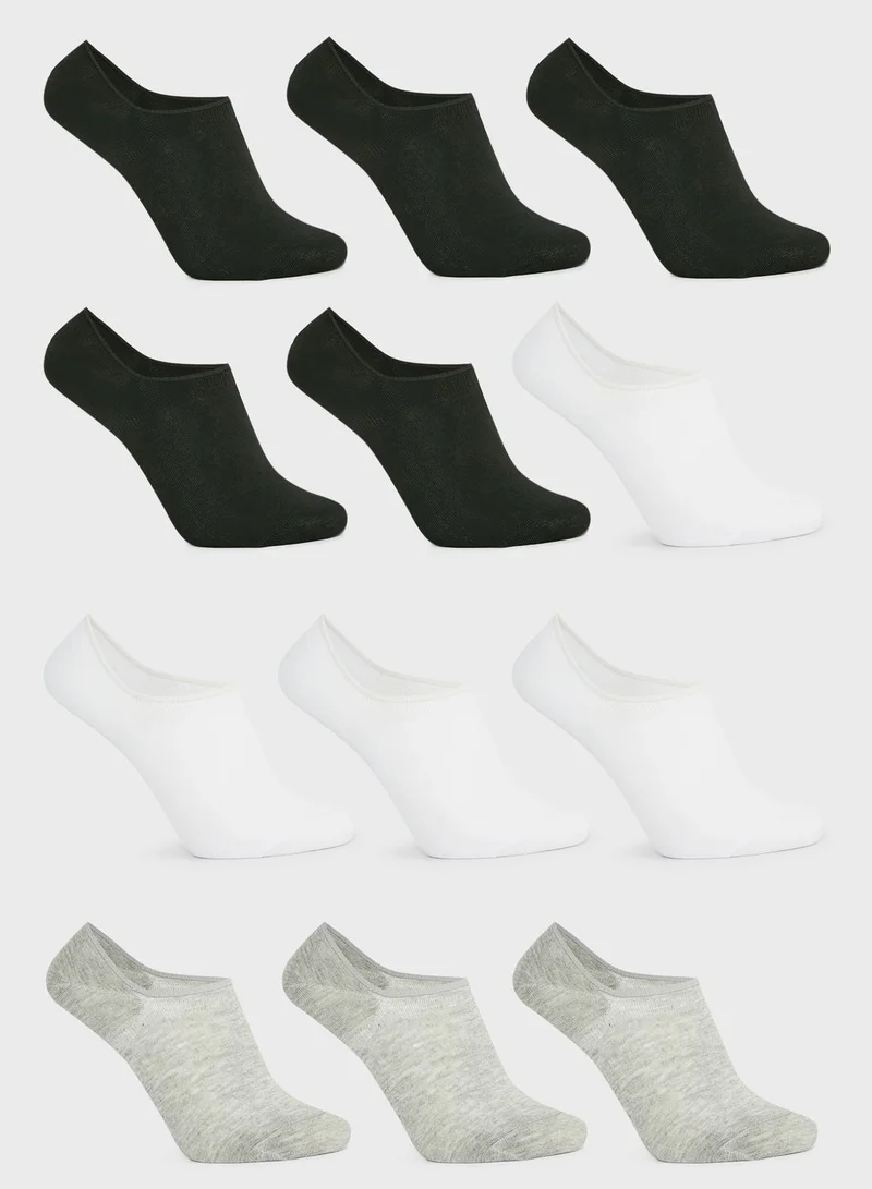 Seventy Five 12 Pack Invisible Socks