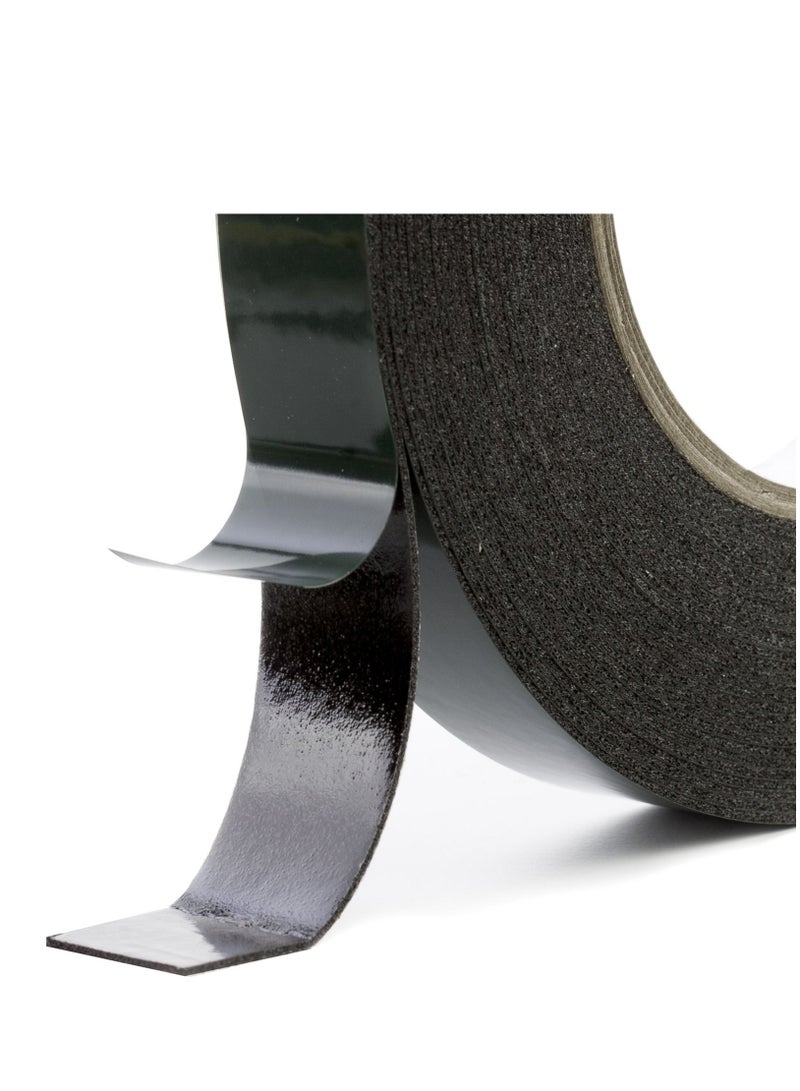 Y&D Ultra Strong Black Double Sided Tape (2 Pack) 12mm x 10m | Perfect Mounting for Automotive, Moldings, LED, Waterproof 1mm Thickness  - Image 5