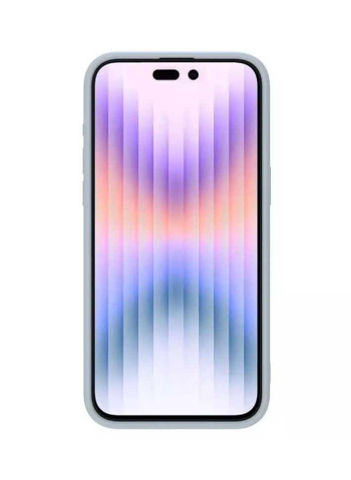 Nillkin CamShield Silky silicon case for Apple iPhone 15 Pro Max 6.7 (2023)-Sky Blue - Image 3