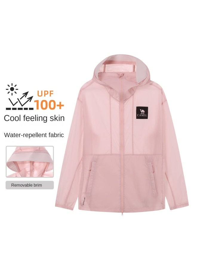 كاميل سترة واقية من الشمس للخارج برقم حماية من الأشعة فوق البنفسجية 100+، جاكيت خفيف الوزن لحجب الأشعة فوق البنفسسجية، ملابس حماية من الشمس للجنسين لفصلي الربيع والصيف - Image 2