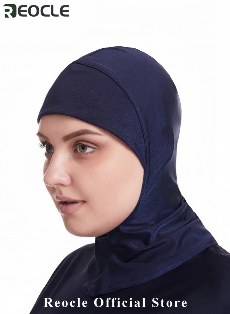 ريوكل ملابس سباحة محتشمة للنساء مقاسات كبيرة حارس طفح قميص سباحة مع بنطال صيفي فضفاض للمحجبات - Image 5