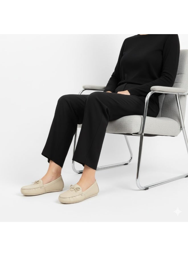 حذاء لوفر نسائي أنيق بكعب مسطّح – نعل عالي الجودة مضاد للانزلاق – متوفر بألوان ومقاسات متعددة - Image 4