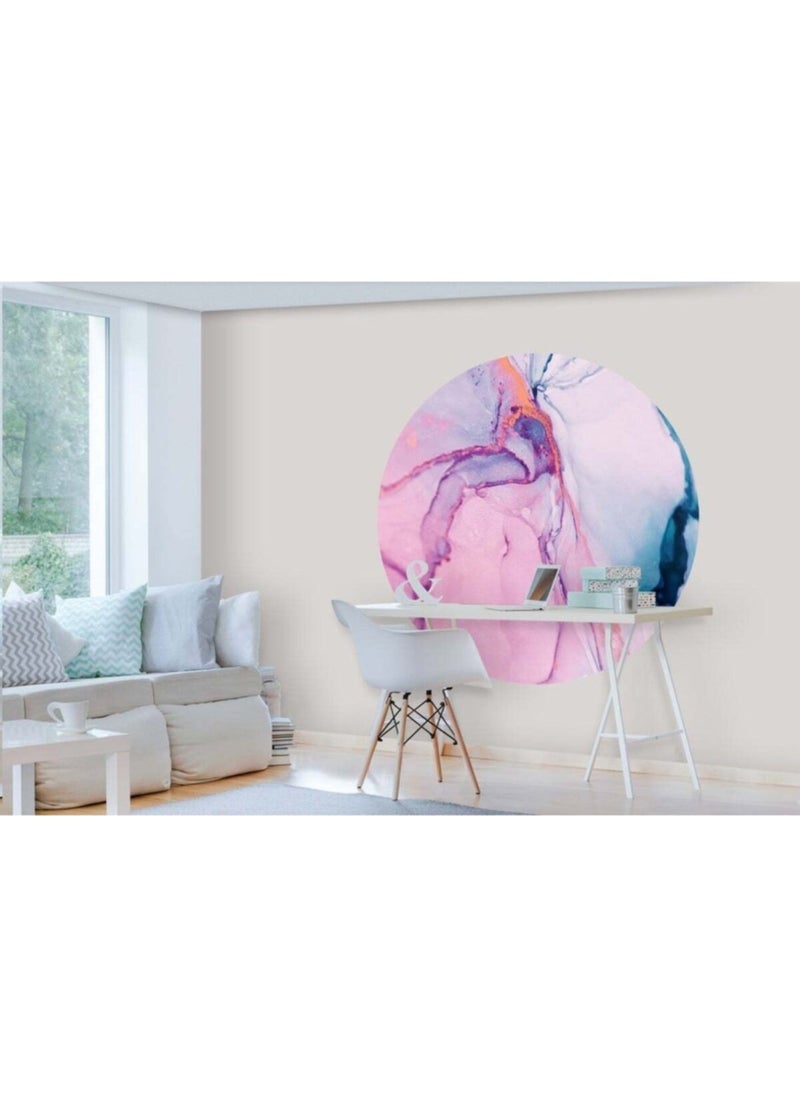 Kt Grup Pink-Blue Bohemian Pastel Wall Sticker  - Image 3