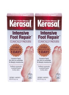 Kerasal Exfoliating Moisturizing Foot Ointment 1 Oz 2 Pk  - Image 2
