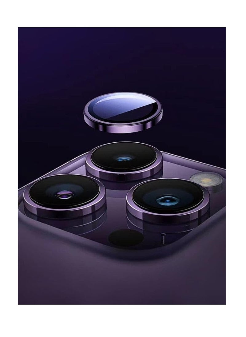 ماركة غير محددة - Camera Lens Protector for iPhone 15 Pro Max/15 Pro/14 Pro Max/14 Pro, Ultra-tough HD Individual Lens Protectors, Scratch Resistant, Ultra-thin Tempered Glass, Armorite Series, 1 Pack - Image 1