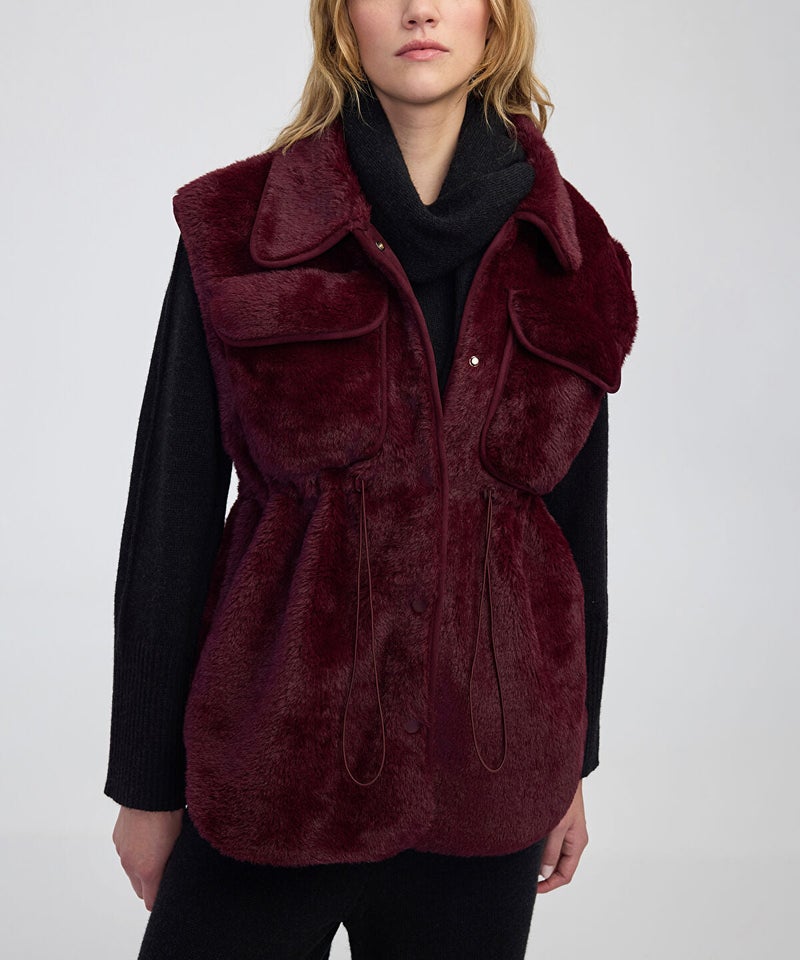 Ipekyol Faux Fur Vest - Image 4