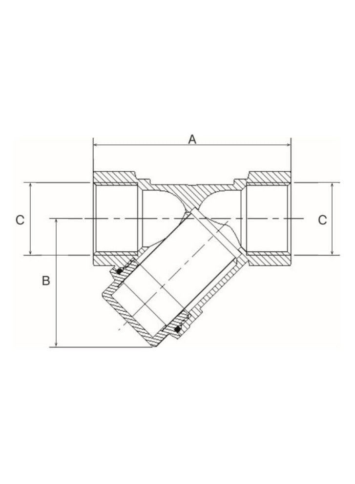 واتس مصفاة Y برونزية PN25 1-1/4 بوصة (واط) - Image 2
