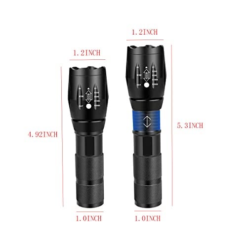 YZYOE Rechargeable Black Light UV Flashlights, Black Light Flashlight Mini, uv flashlights，Dry Stains, Bed Bug, Scorpion,395 nm LED Flashlight. - Image 5