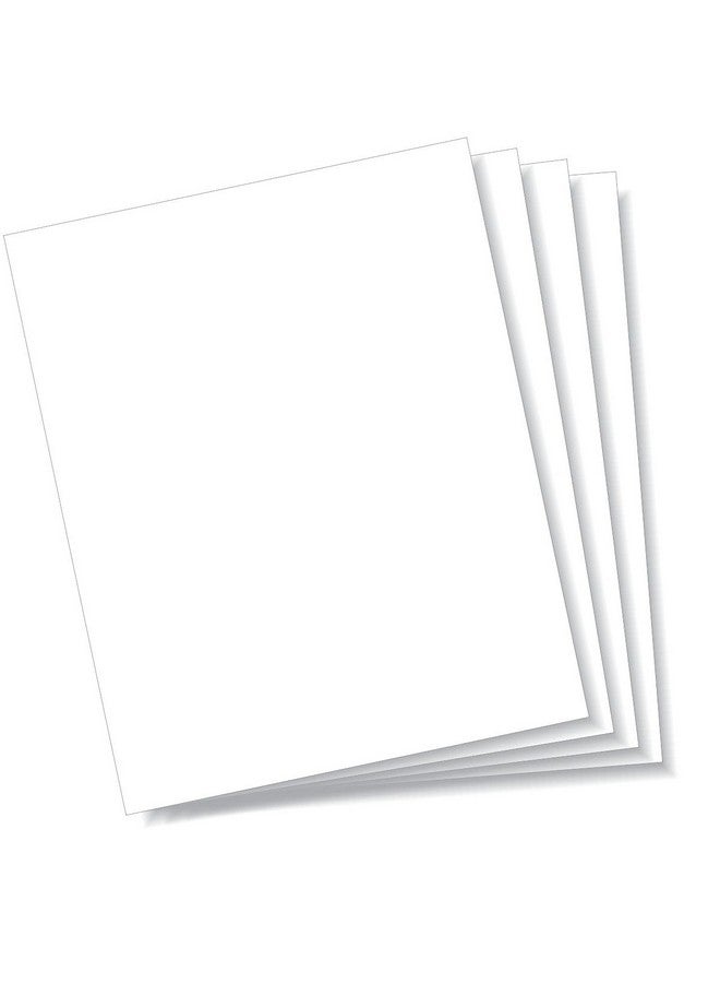 LITKO 8x10-inch Polystyrene Flexible Craft Sheets | Plasticard | Styrene Plastic Sheets | Modeling | Crafting | Scratch Building | Displays | White (.060 Inch - 4 Pack) - Image 1