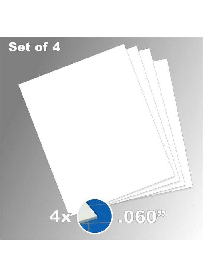 LITKO 8x10-inch Polystyrene Flexible Craft Sheets | Plasticard | Styrene Plastic Sheets | Modeling | Crafting | Scratch Building | Displays | White (.060 Inch - 4 Pack) - Image 3
