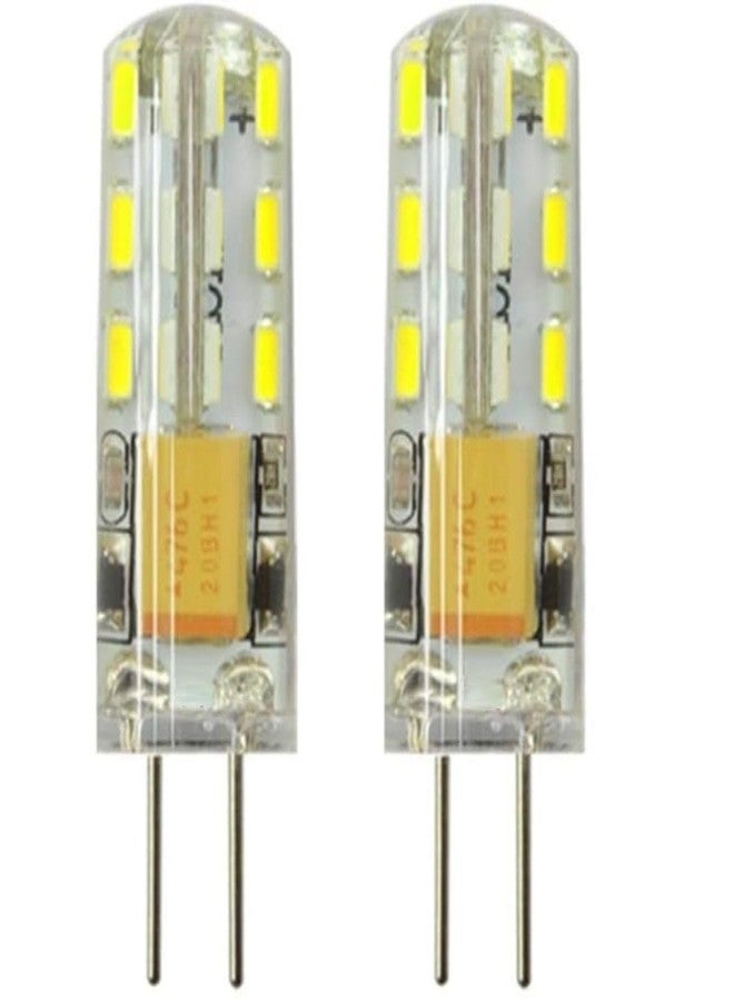 OML Old Magazine 1.5W G4 White, 220V, Led Mirchi Bulb For Fancy Light, Chandeliers, Decorative Lights, White, Corn Led, Replacement To Halogen Bulb (Pack Of 2) - Image 1