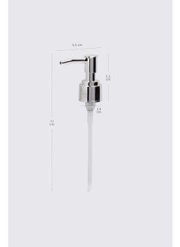 ‎okyanus Home Ocean Home Chrome 2-Piece Spare Liquid Soap Dispenser Pump  - Image 1
