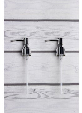 ‎okyanus Home Ocean Home Chrome 2-Piece Spare Liquid Soap Dispenser Pump  - Image 2