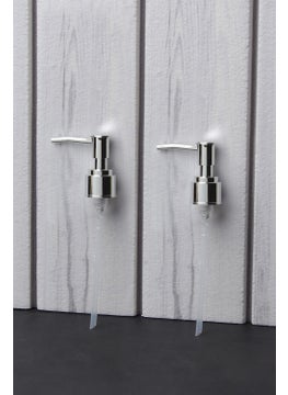 ‎okyanus Home Ocean Home Chrome 2-Piece Spare Liquid Soap Dispenser Pump  - Image 3