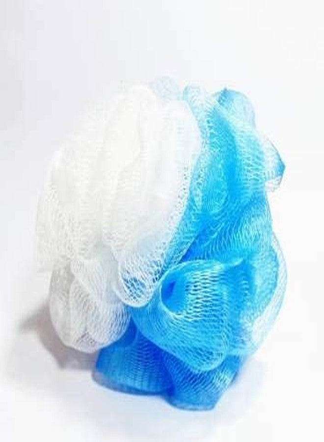 Indiginous Luxury Dual Color Bathing Round Loofah for Men and Women | Bath Shower Loofah Sponge Pouf Body Scrubber Exfoliator || 1 Unit (color may vary) - Image 4