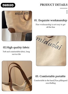 Women's Shoulder Tote Bag Canvas Handbag for Women Large Capacity Messenger Bag, Fashionable Chain Bag Travel Shoulder Bag for Ladies Girls College Students - pzsku/Z552AB7DE53BB3C37D4B9Z/45/_/1732099752/0ee96a72-13dd-4c73-a006-6814cab637fa