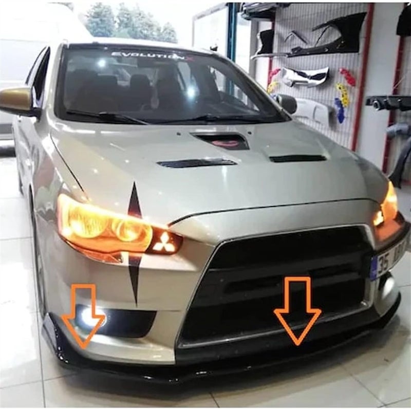 Wivplex Front Bumper Lip Diffuser Body Kit for Mitsubishi Lancer Evo - Image 4