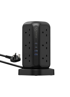 Goaltage EXT01 PowerStrip Tower 3,250W GaN Extension with Safety Protection and Wireless Fast-Charge Functionality  - Image 3
