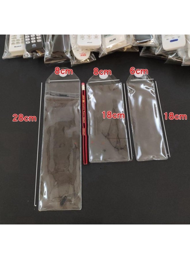 1pcs TV Remote Control Case Cover Air Condition Remote Control Protective Anti-dust Bag Transparent  - Image 3