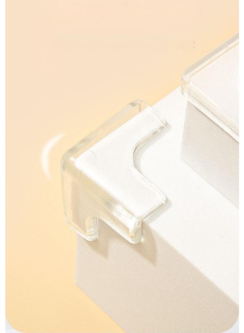8 Pack T-Shaped Corner Guards, Baby Safety Corner Protectors with 3M Adhesive, 33×33×33mm Thickened Soft Silicone Edge Bumpers, Transparent Table Corner Covers for Baby Proofing Furniture - Image 1