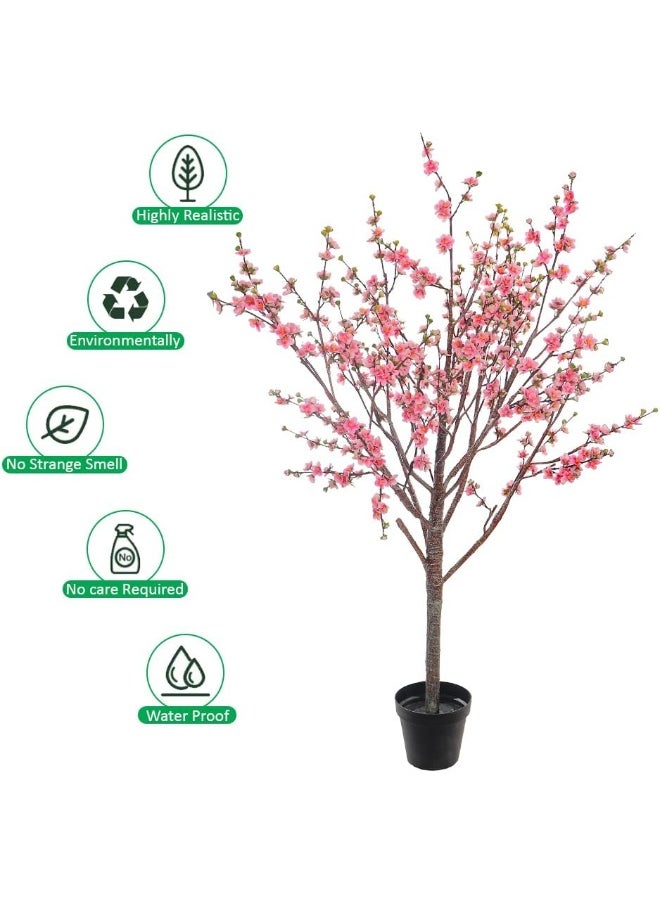 YATAI Decor Fake Cherry Blossom Sakura Flower Artificial Tree in Plastic Pot for Home Garden Office Decoration Artificial Plants Fake Tree Fake Plants - pzsku/Z552B0227370E253D69C2Z/45/_/1729834075/98717cf7-9acc-415e-bc3a-2fdd20833b6a