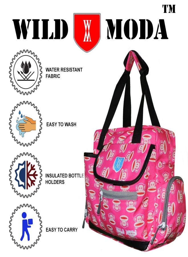WILD MODA Baby Diaper Backpack Bag (Pink) - Image 3